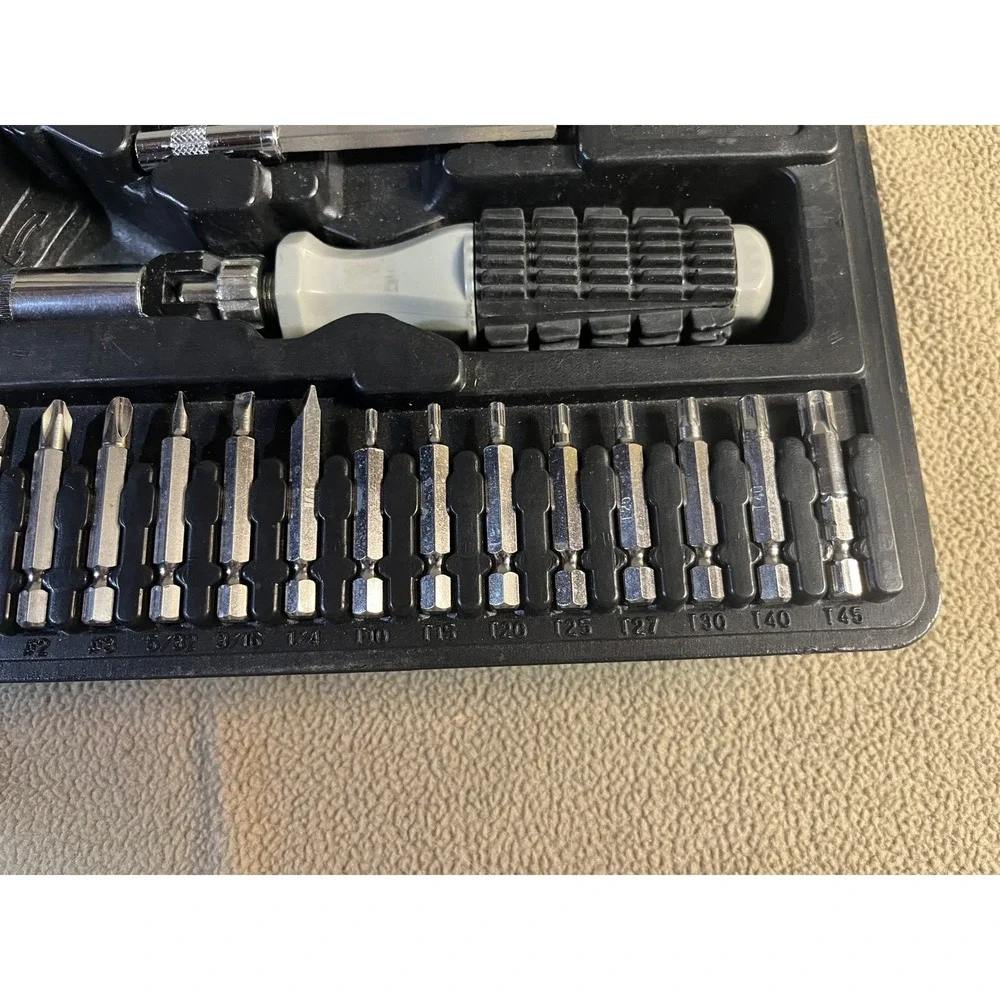 Allenite 37 pc Superset‎ Screwdriver Bit and Socket Set with Ratchet Handle